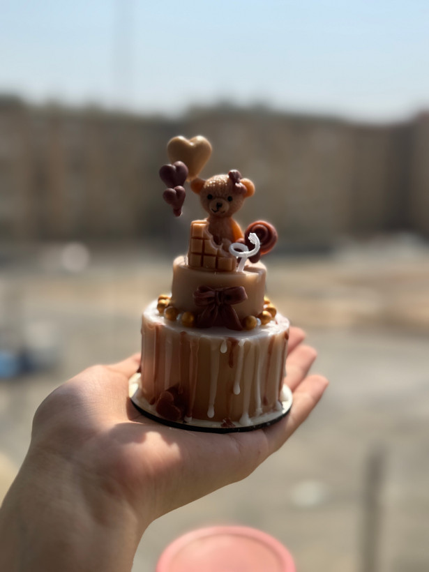 کاپ کیک شمع دست ساز دکوری